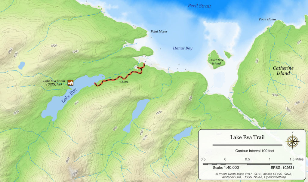 Lake Eva Map