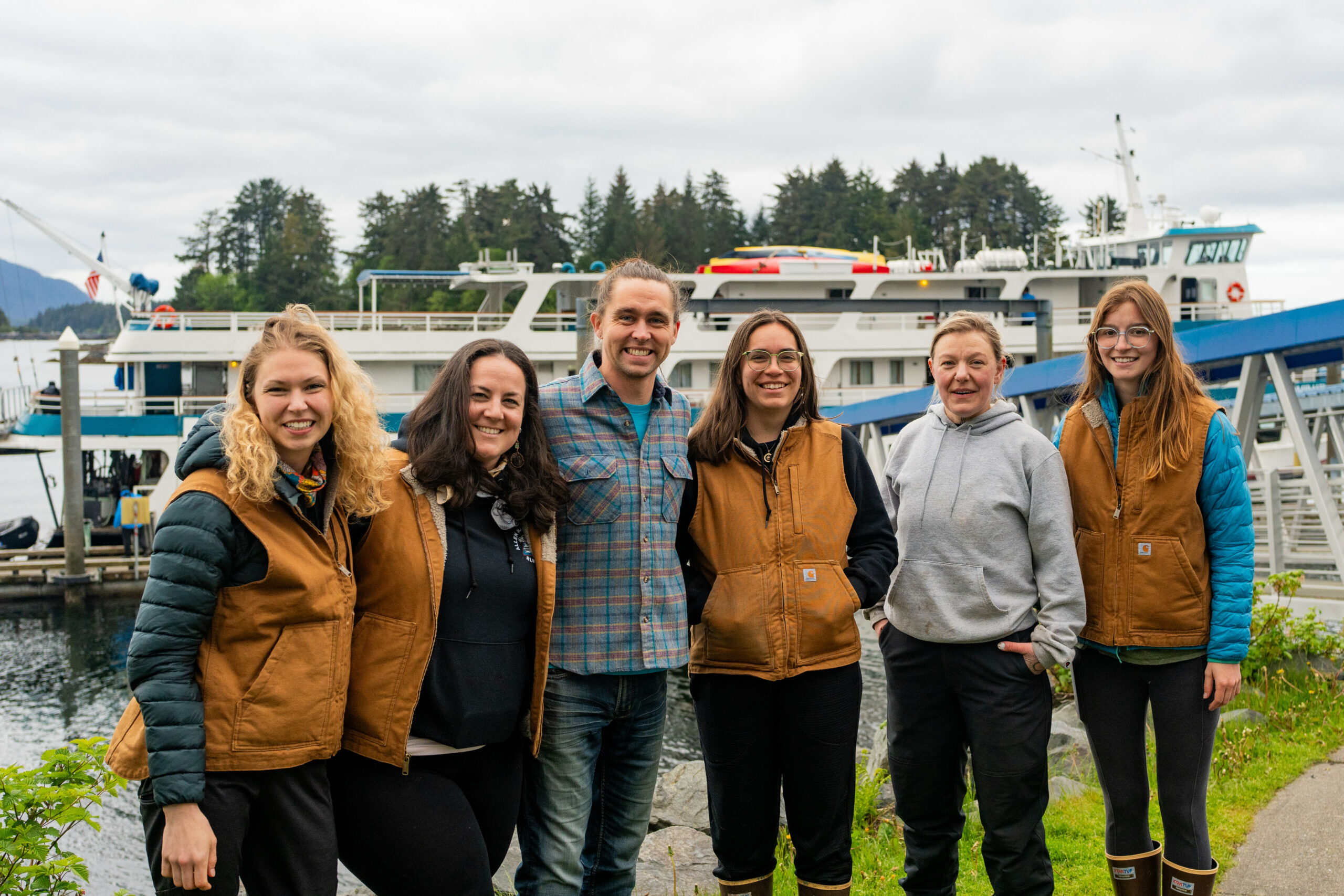 Group photo of Sitka Trail Works staff.