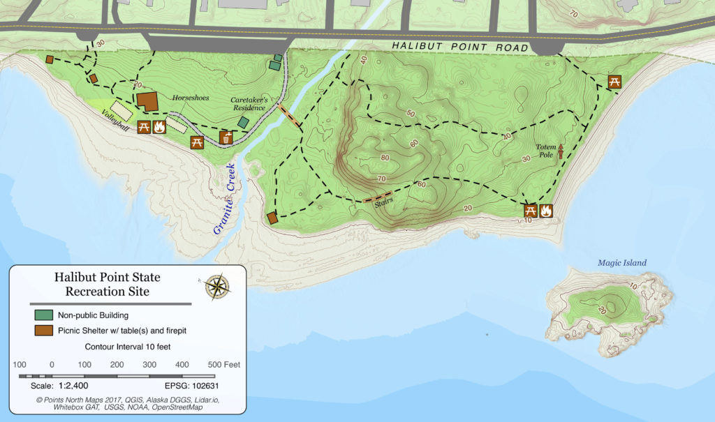 Map of Halibut Point State Recreation Site