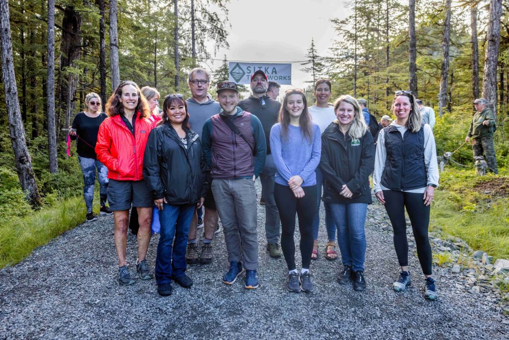 Group photo of the Sitka Trail Works board of directors.